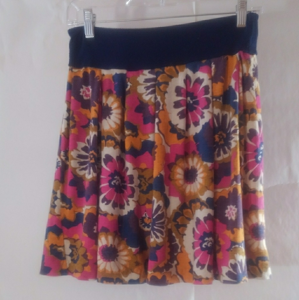 Anthropologie Floral Skirt